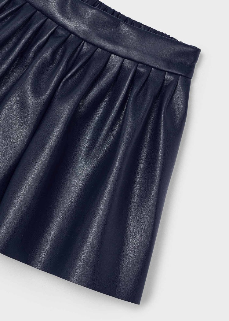 Mayoral Girls Faux Leather Culottes 4907