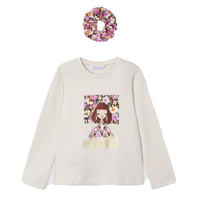 Mayoral Girls Long Sleeve Top 4069