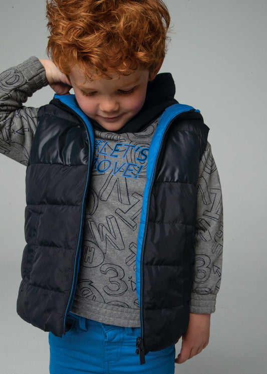 Mayoral Boys Reversible Padded Gilet 4347