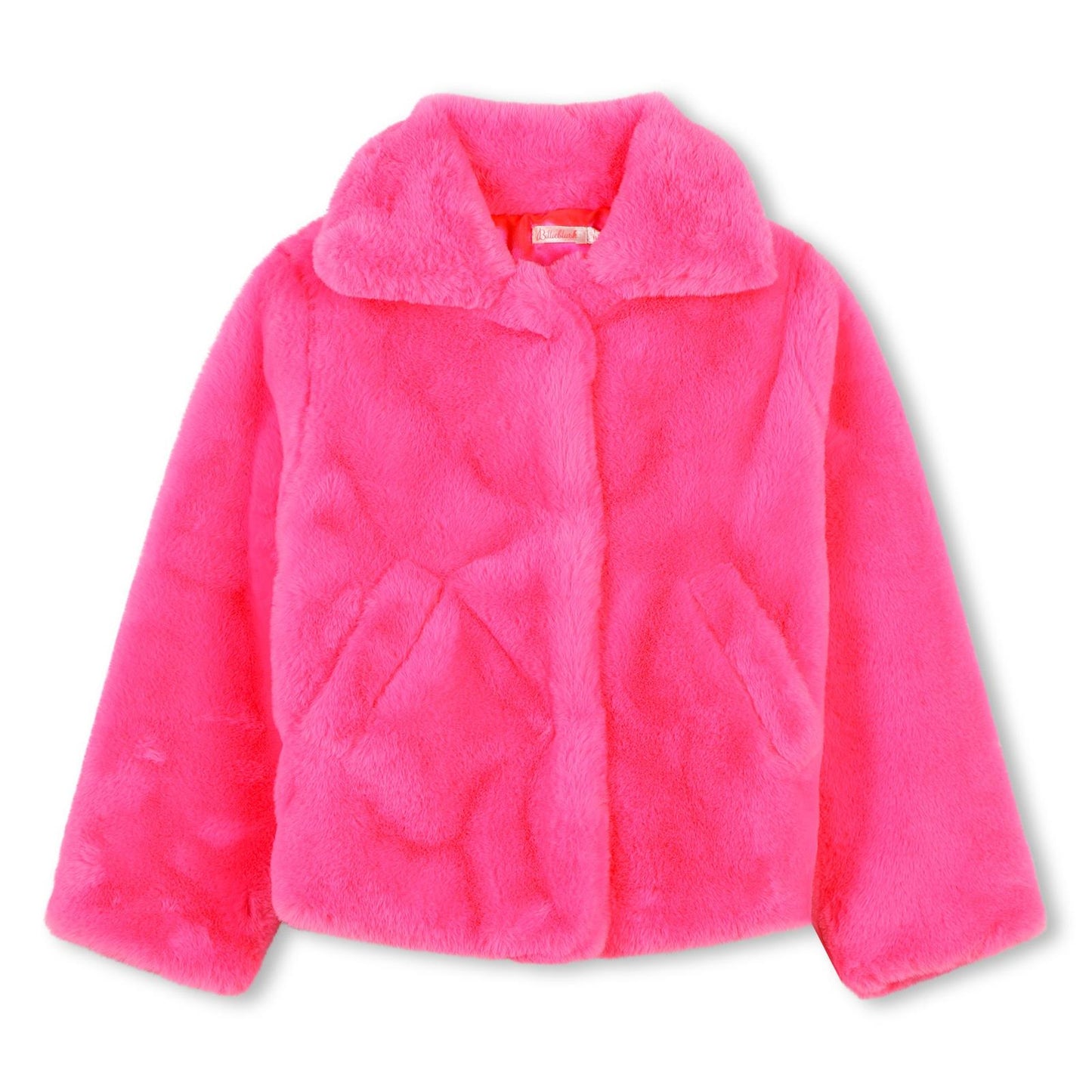 Billieblush Pink Faux Fur Jacket U20436