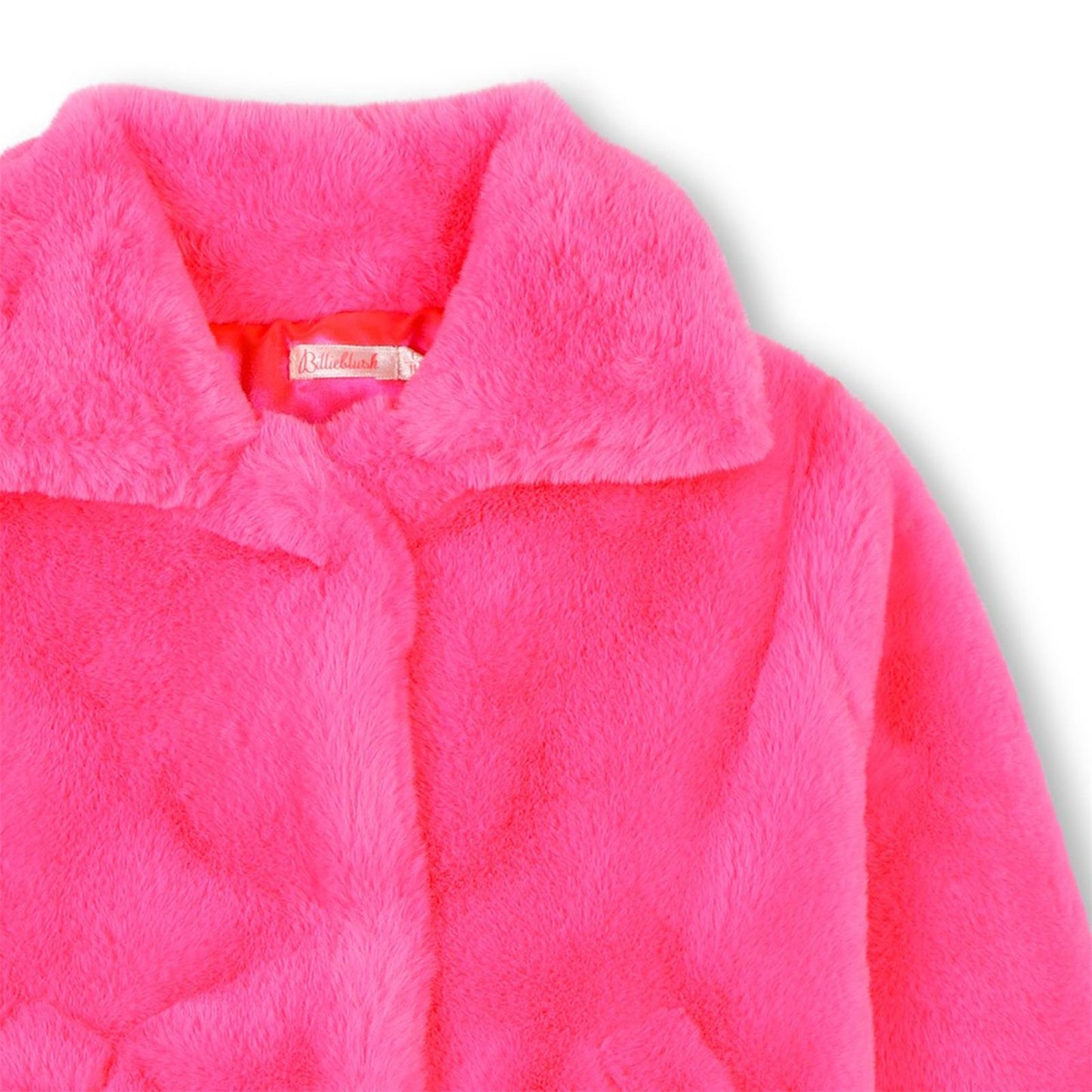 Billieblush Pink Faux Fur Jacket U20436