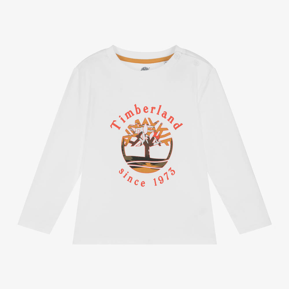 Timberland Boys White Organic Top T60255