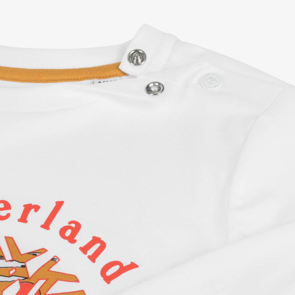 Timberland Boys White Organic Top T60255