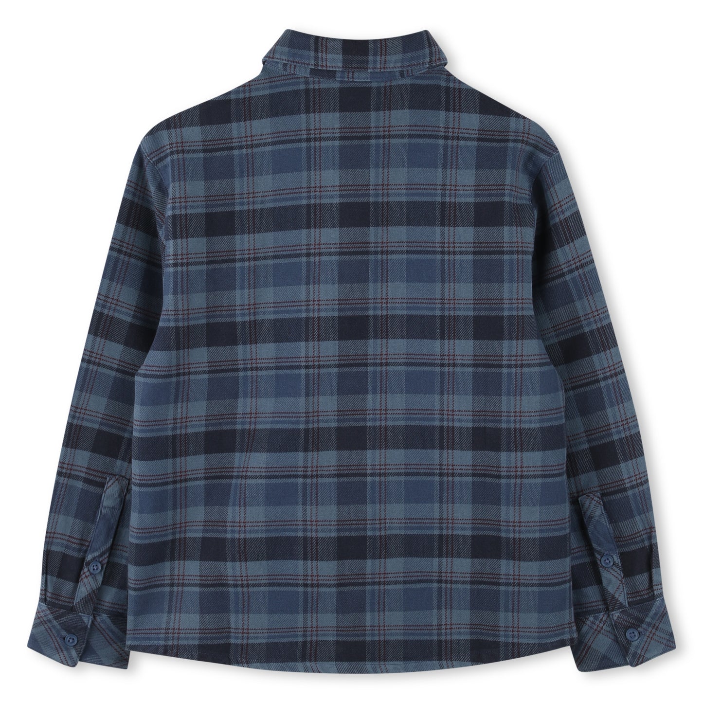 Timberland Boys Blue Check Cotton Shirt T60308