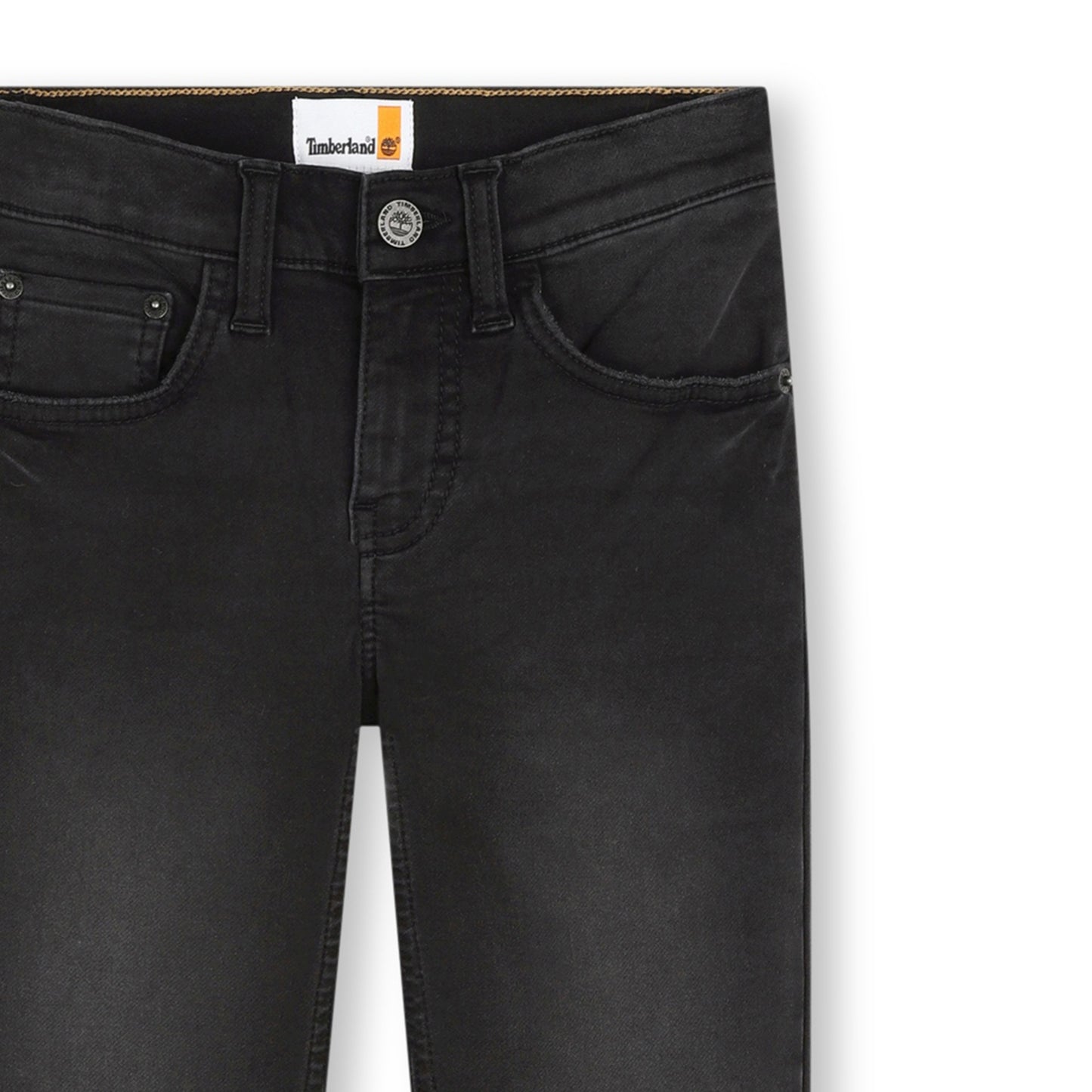 Timberland Boys Black Slim Fit Jeans T60370