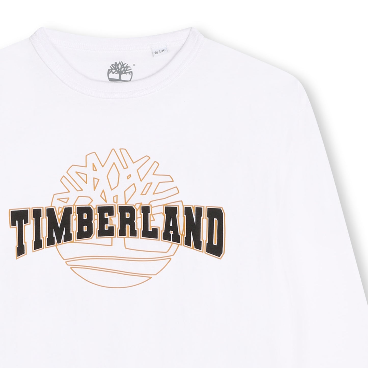 Timberland Boys Organic Long Sleeve Logo Top T60293