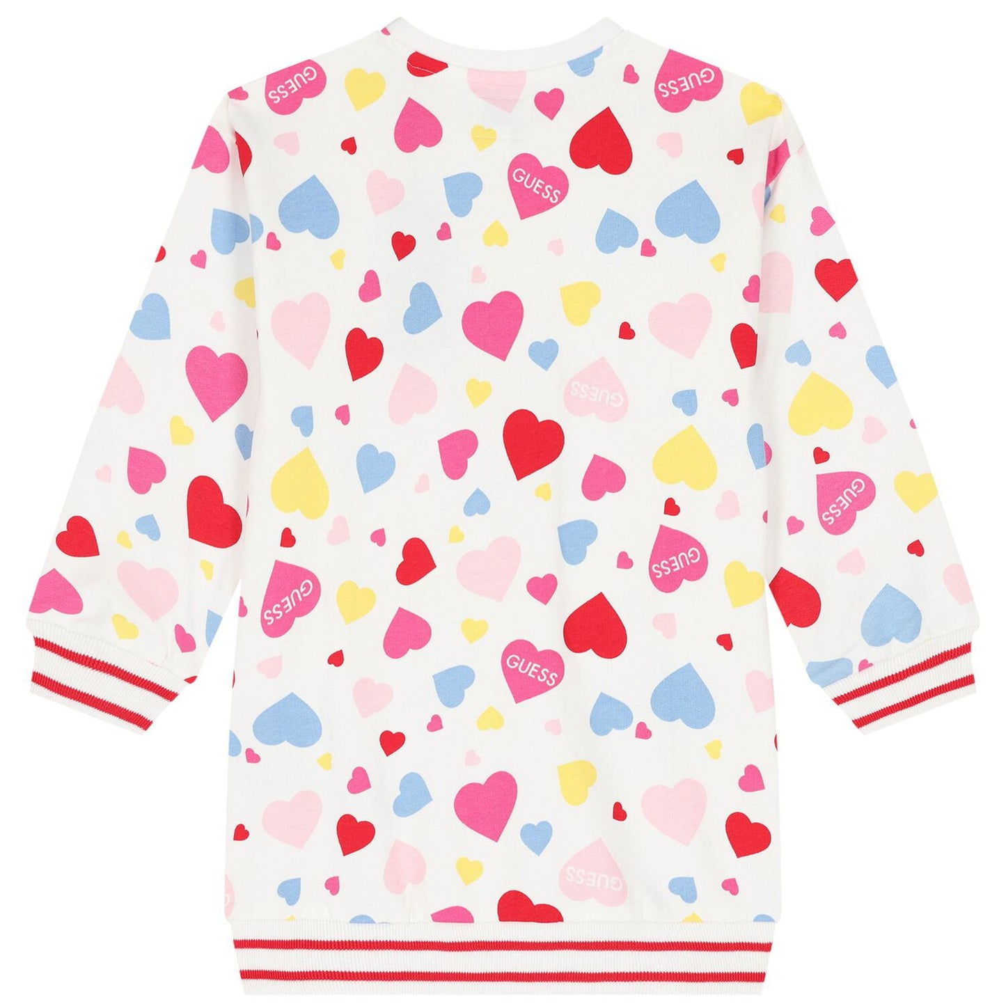 Guess Girl Heart Print Sweater and Leggings Set