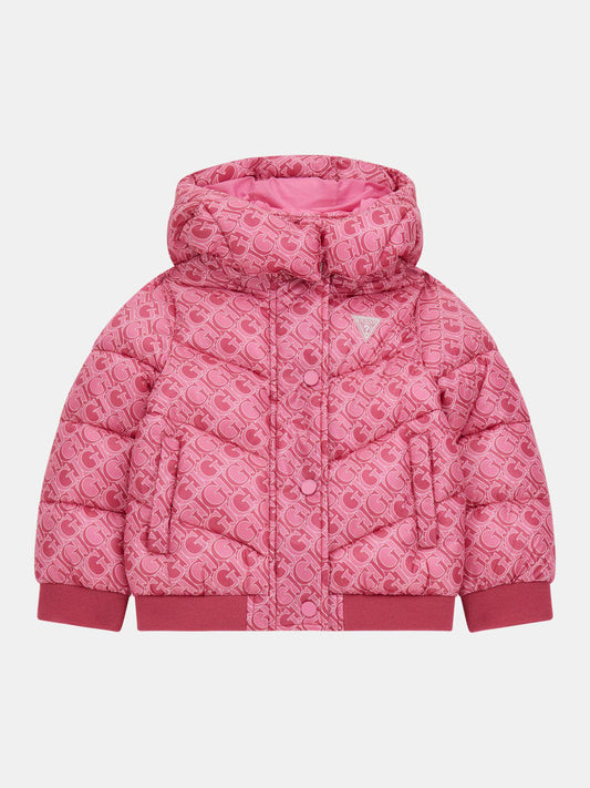 Guess Girls Pink Puffer Jacket