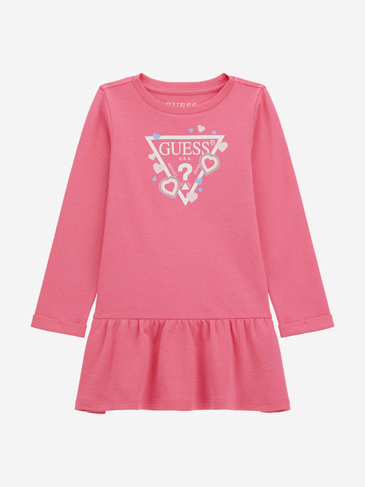 Guess Girls Logo Jersey Dress