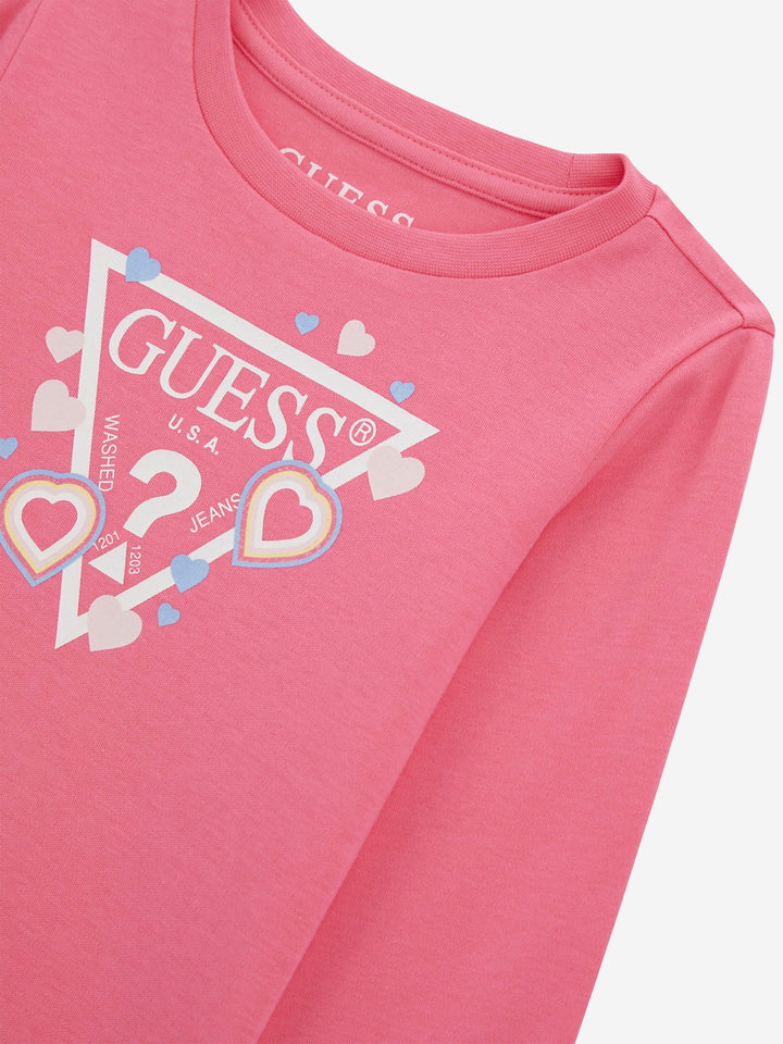 Guess Girls Logo Jersey Dress