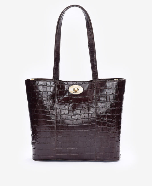 Barbour Eilein Leather Tote Bag