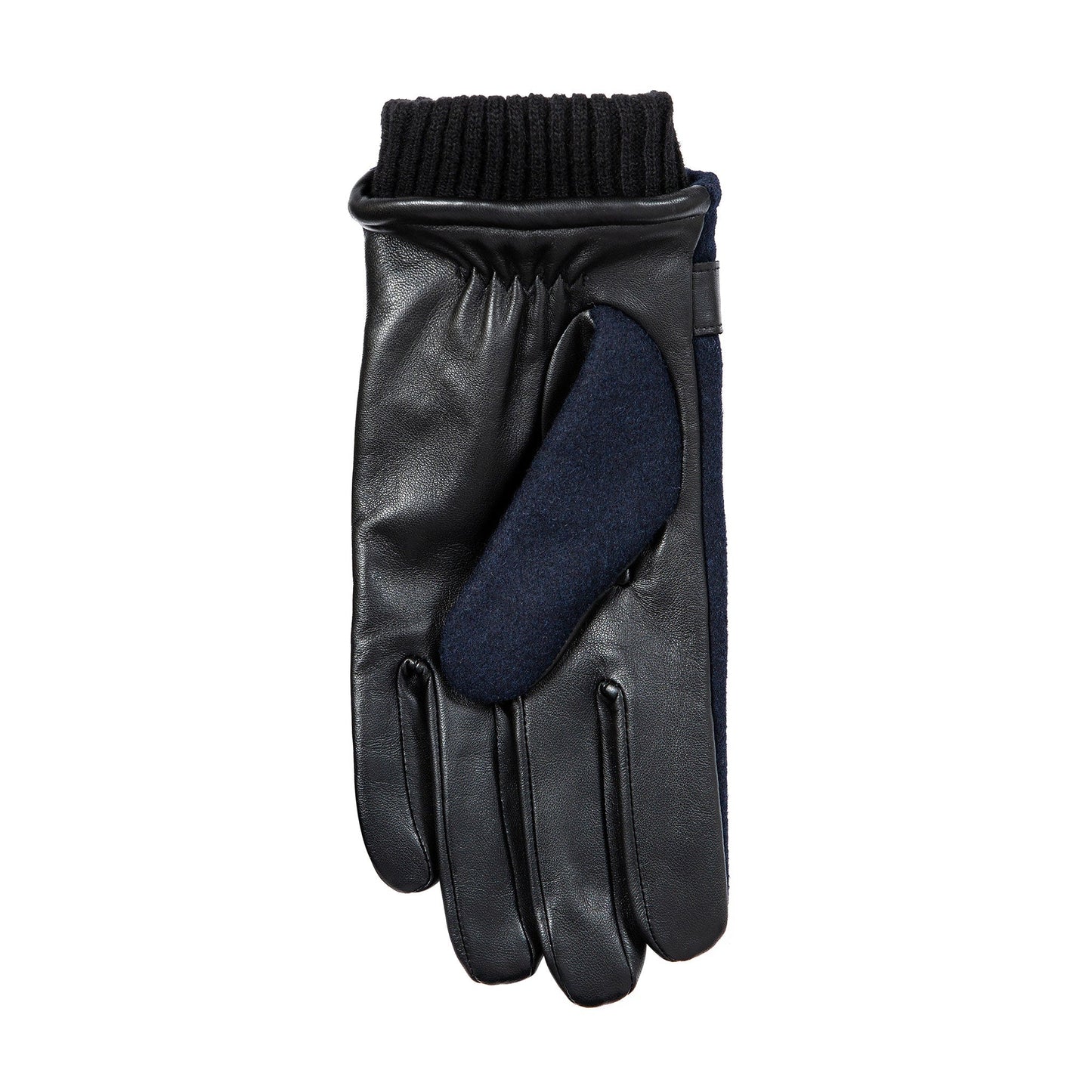 Men's Three-Point Fleece-Lined Suede Gloves