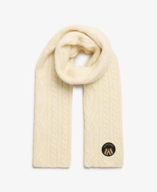 Cable Luxe Knit Scarf