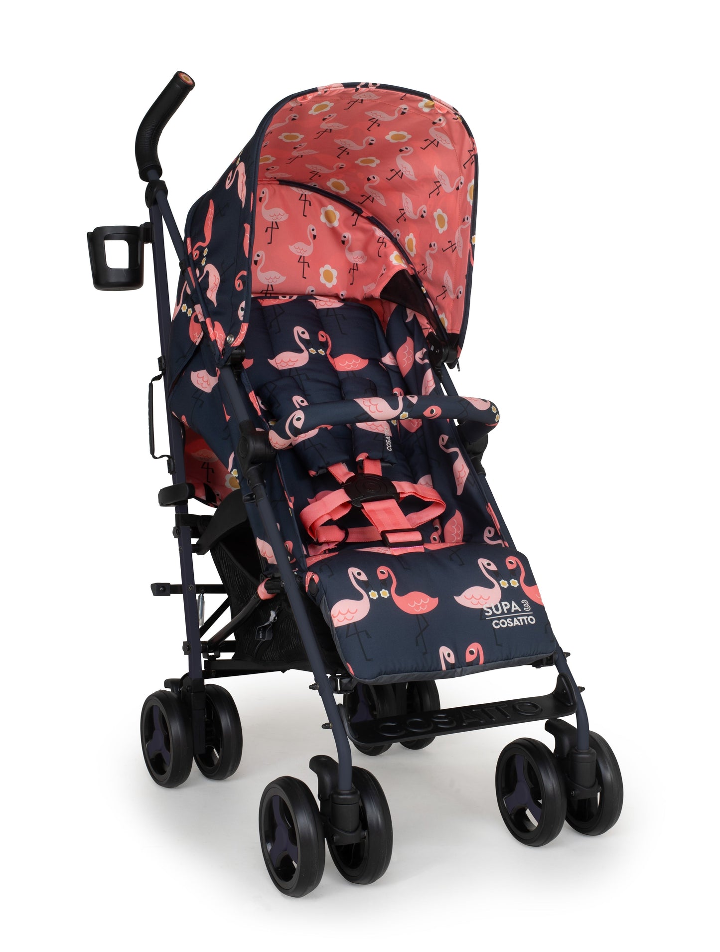 Cosatto Supa 3 Stroller - Pretty Flamingo