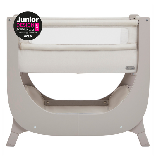 Shnuggle Air Lite Bedside Crib - Taupe