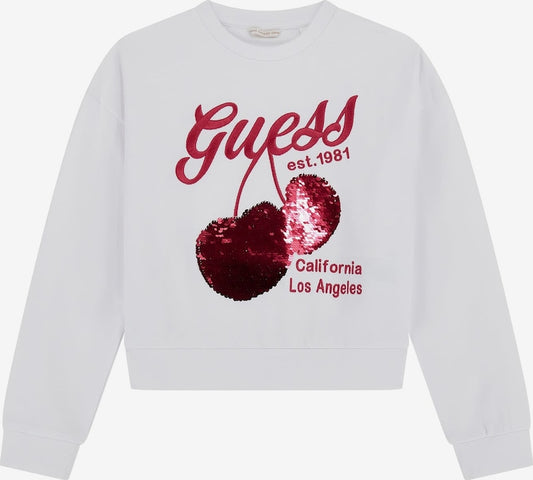 Guess Girls Cherry Sweatshirt - J5GQ00KA6R4