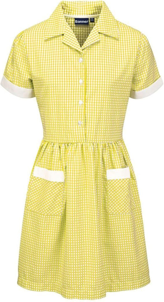 Ayr School Summer Dress - Yellow