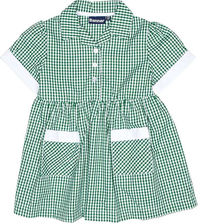 Ayr School Summer Dress - Green