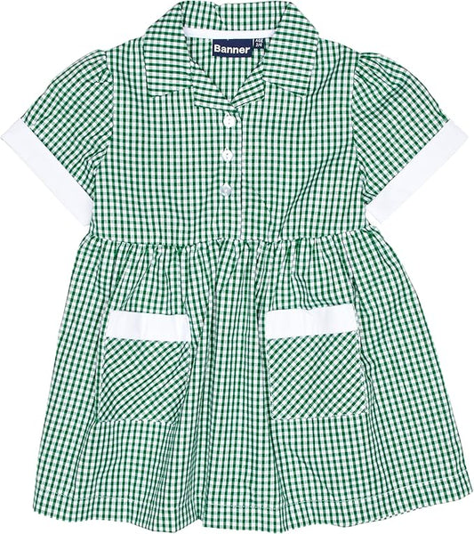 Ayr School Summer Dress - Green
