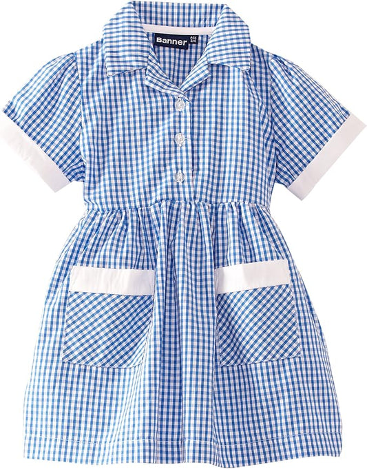 Ayr School Summer Dress - Blue