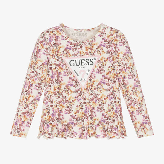 Guess Girls Floral Top