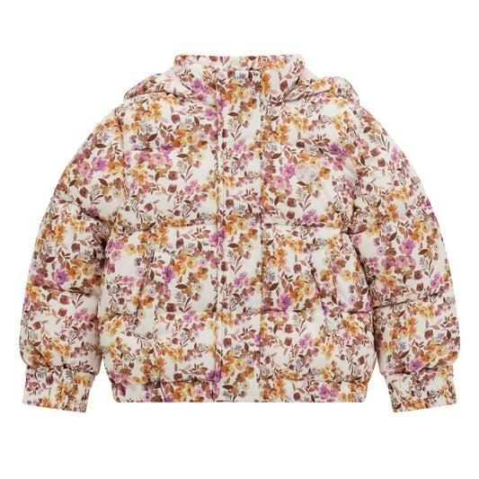 Guess Girls Floral Puffer Coat