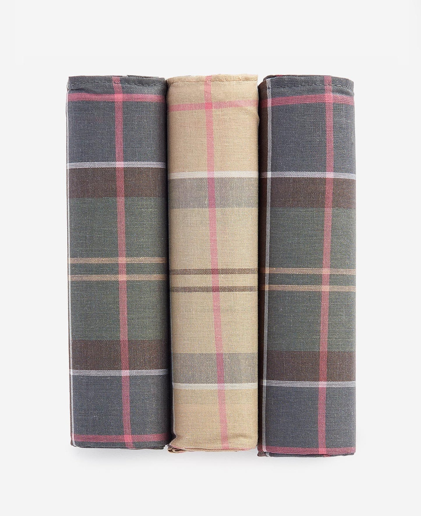 Barbour Tartan Handkerchief Gift Box Set