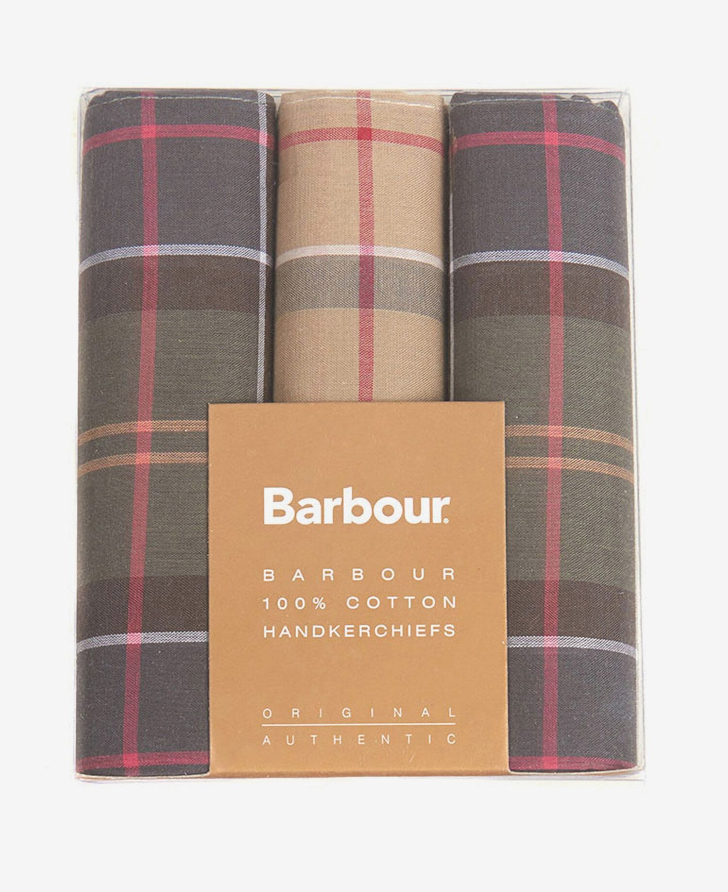 Barbour Tartan Handkerchief Gift Box Set