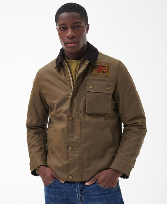 Barbour International Workers Wax Jacket Ivan Jameson Portadown