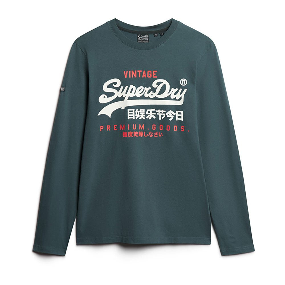 Superdry Classic Vintage Logo Heritage Long Sleeve Top