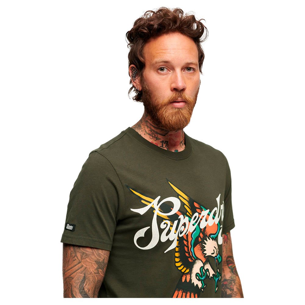 Superdry Tattoo Script Graphic T-Shirt