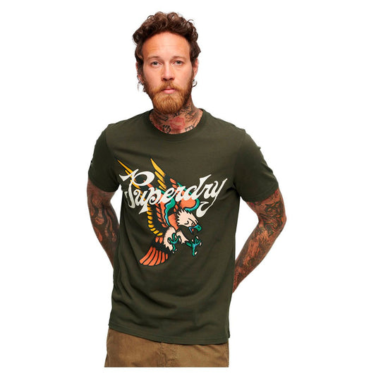 Superdry Tattoo Script Graphic T-Shirt