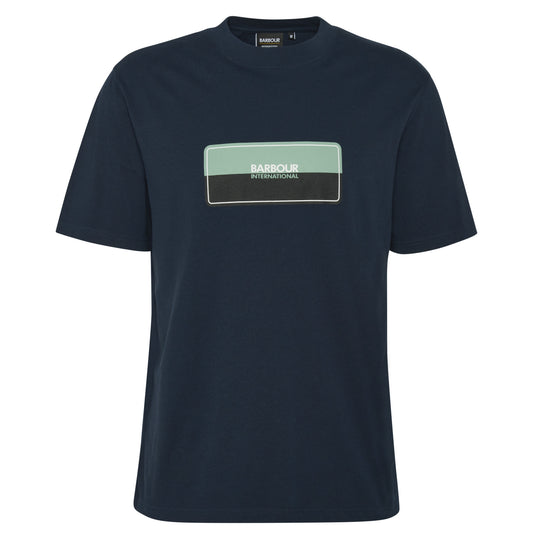 Barbour International Split Lozenge T-Shirt