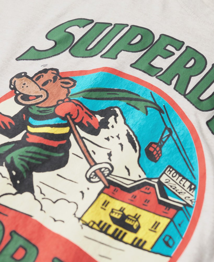 Superdry Travel Postcard Graphic T-Shirt