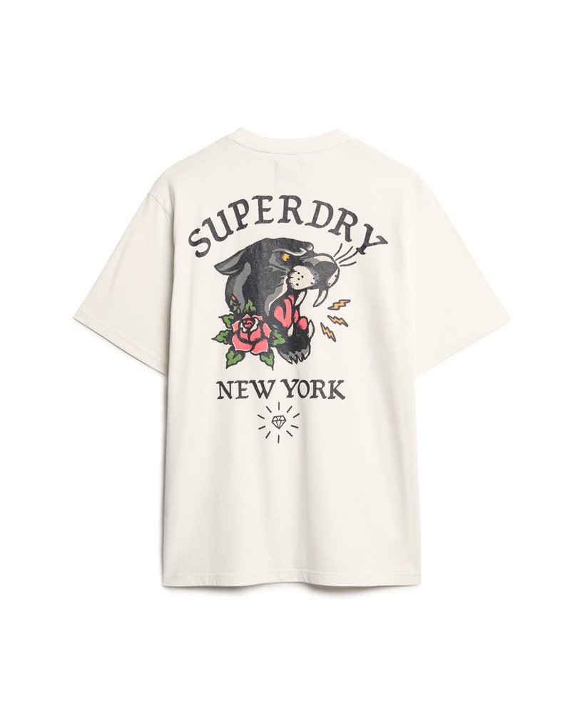 Superdry Tattoo Back Graphic Loose T-Shirt