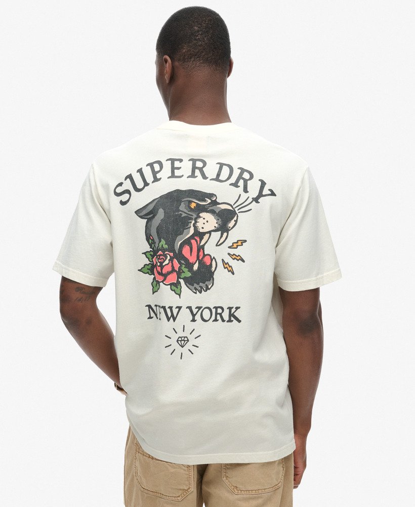 Superdry Tattoo Back Graphic Loose T-Shirt