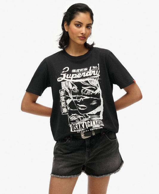 Superdry Womens Punk Poster T-Shirt