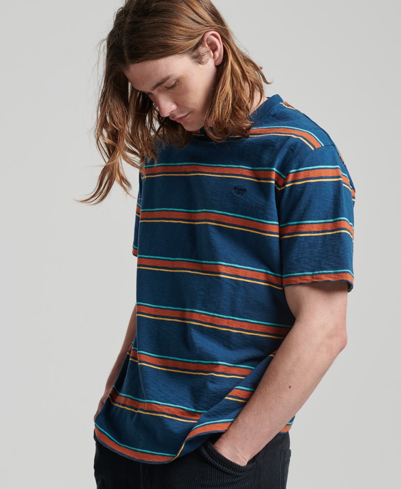 Superdry Vintage Textured Stripe T-Shirt