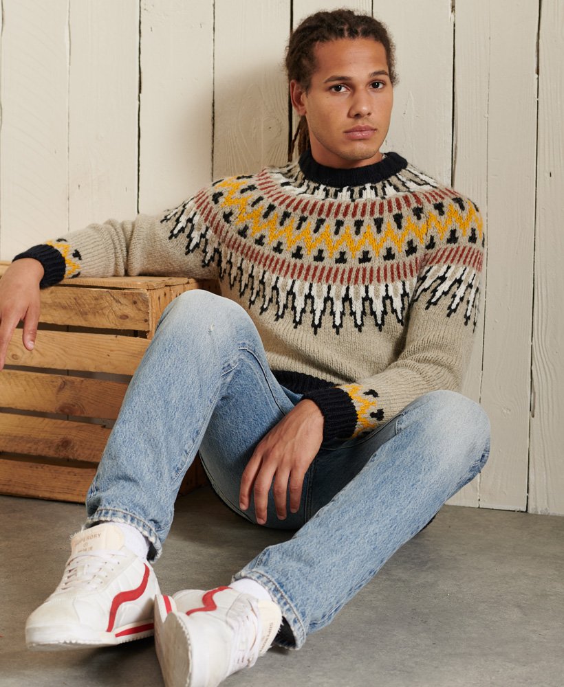 Superdry Jacquard Statement Crew