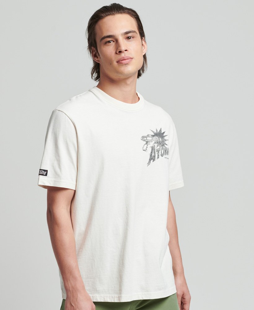 Superdry Vintage Crossing Lines BK Tee