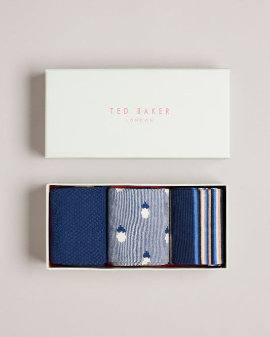 Ted Baker THANKS Three Pack Socks