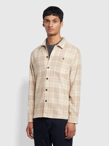 Farah Marks Relaxed Fit Check Shirt