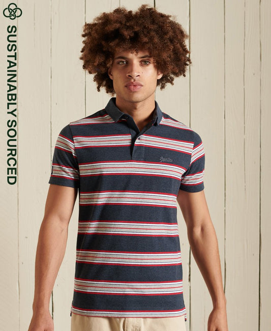 Superdry Academy Stripe Polo Shirt