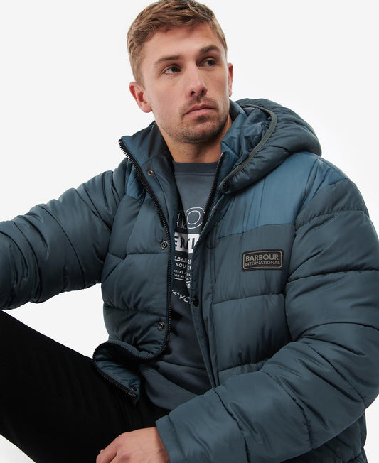 Barbour International Peak Baffle Quilted Jacket
