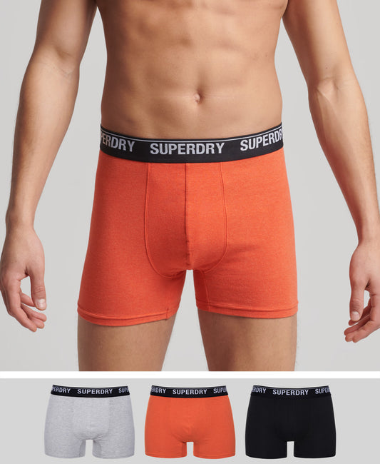 Superdry Organic Cotton Boxer Triple Pack