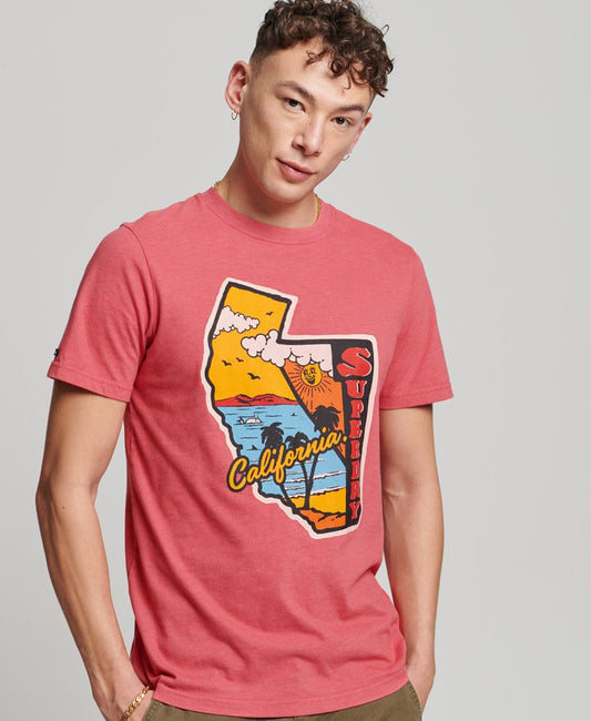 Superdry Vintage Travel Sticker Tee