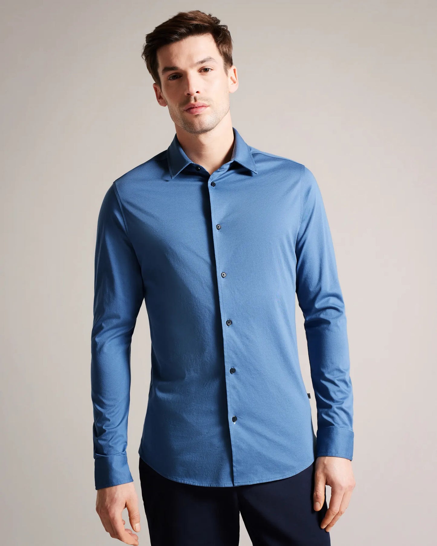 Ted Baker Marros Long Sleeve Jersey Shirt