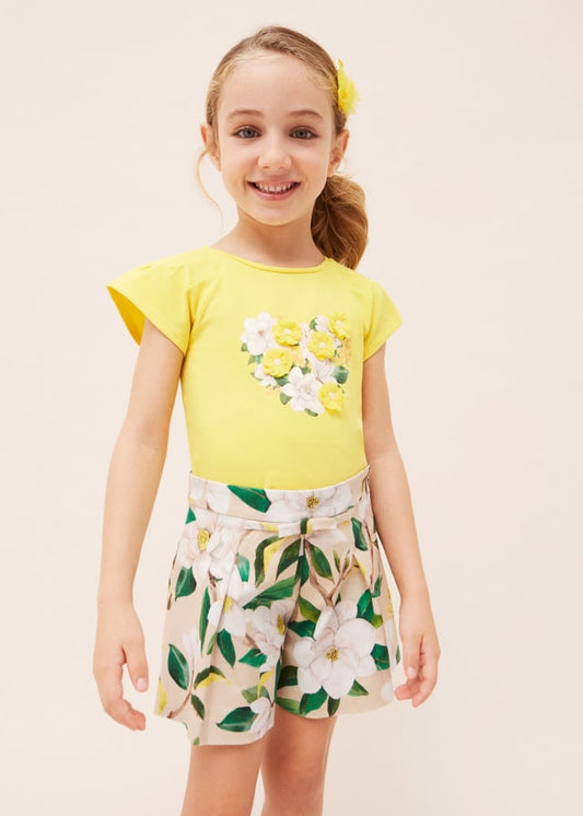 Mayoral Girls Print Skort 3906