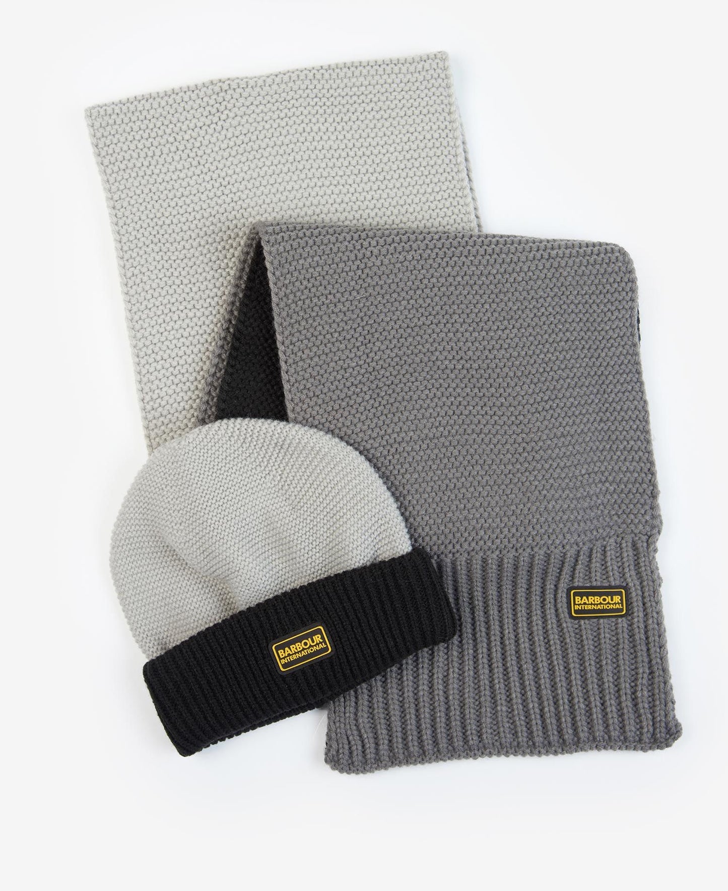 Barbour International Slipstream Knit Beanie and Scarf Gift Set