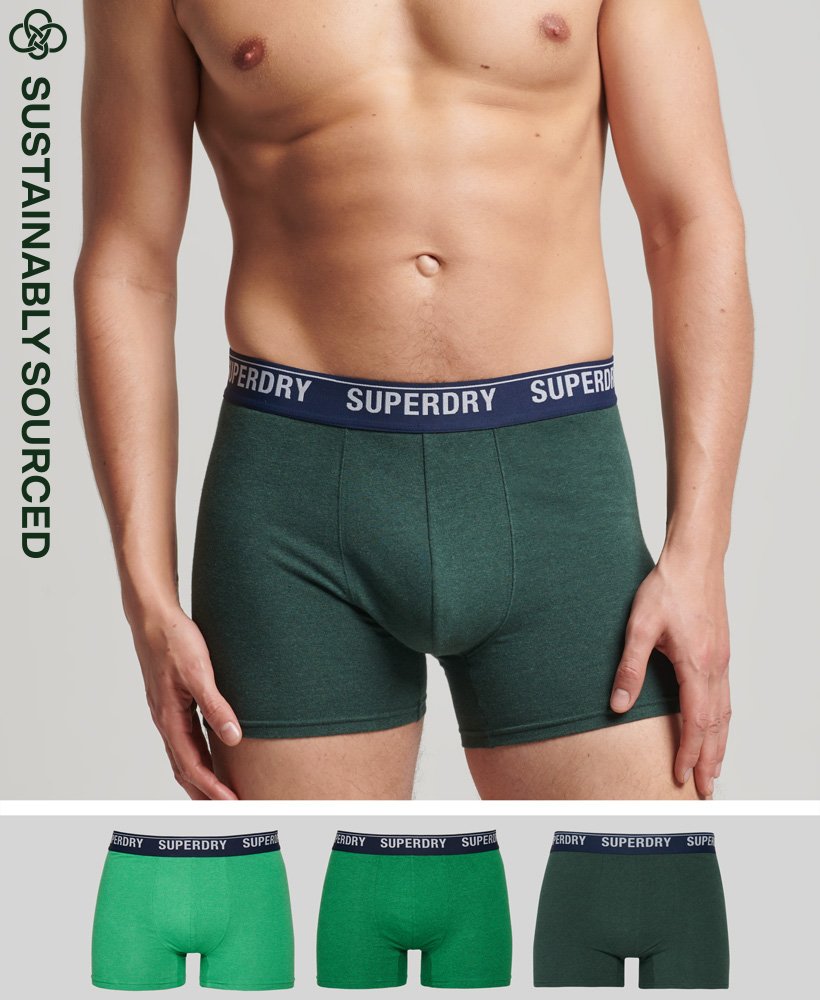 Superdry Organic Cotton Boxer Triple Pack